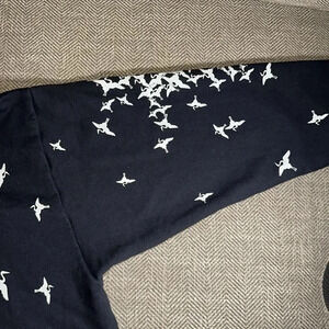 DEAD THAN COOL BLACK HOODIE HEAVY WEIGHT SIZE MEDIUM KANAGROO POCKET LIKE NEW!
